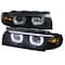 Spec-D Tuning 95-01 Bmw E87 Projector Headlights Chrome Housing Smoke Lens LHP-E3895G-TM - alternate 1